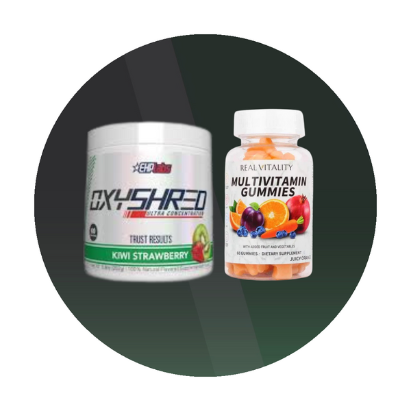 Oxyshred + Real Vitality Multivitamin Gummies