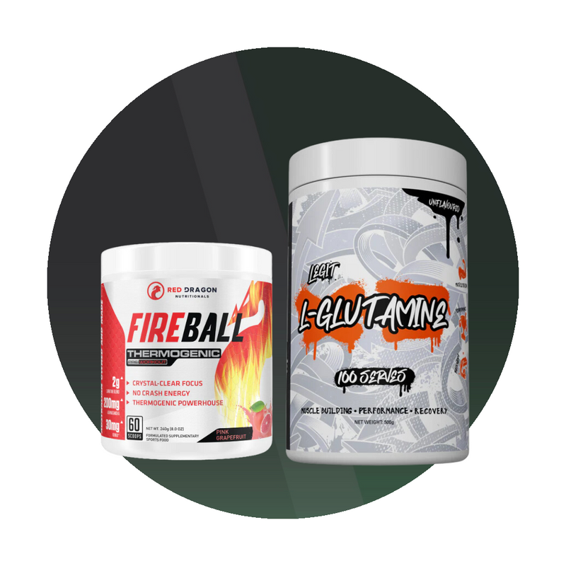 Red Dragon Fireball + Legit 500g Glutamine