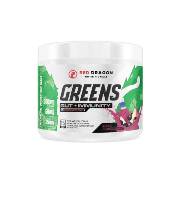 GREENS GUT + IMMUNITY BY RED DRAGON NUTRITIONALS